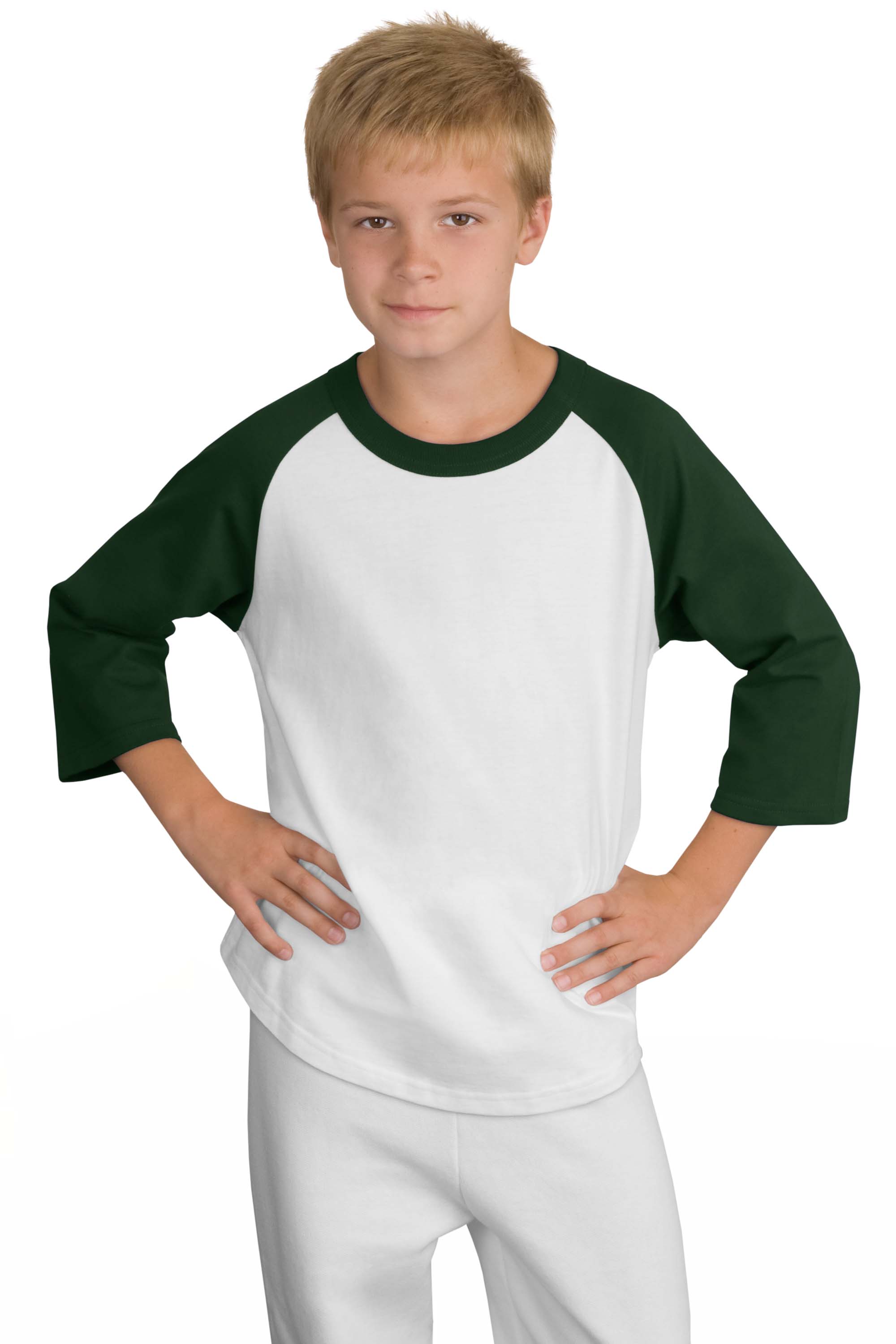 Sport-Tek® Youth Colorblock Raglan Jersey