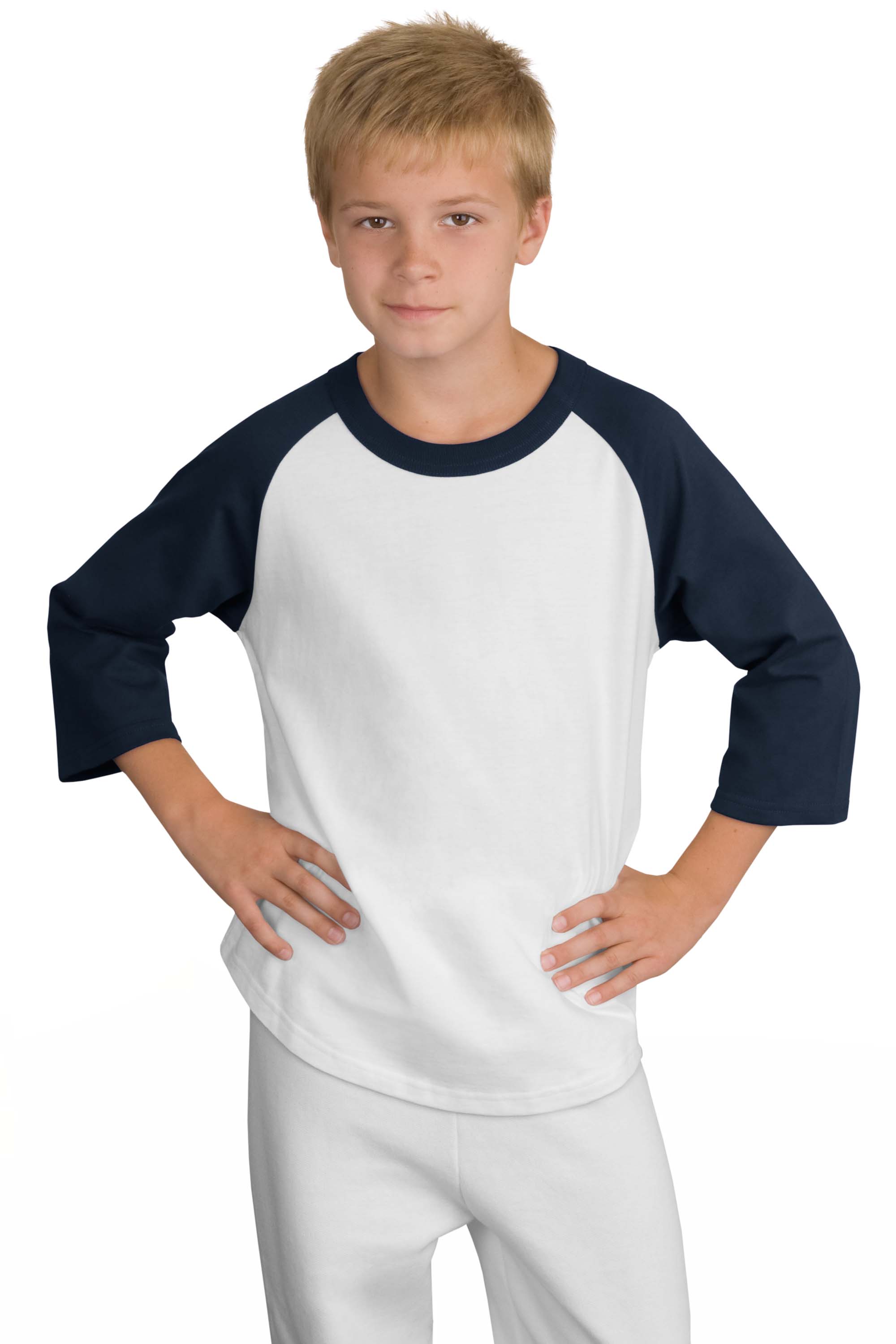 Sport-Tek® Youth Colorblock Raglan Jersey