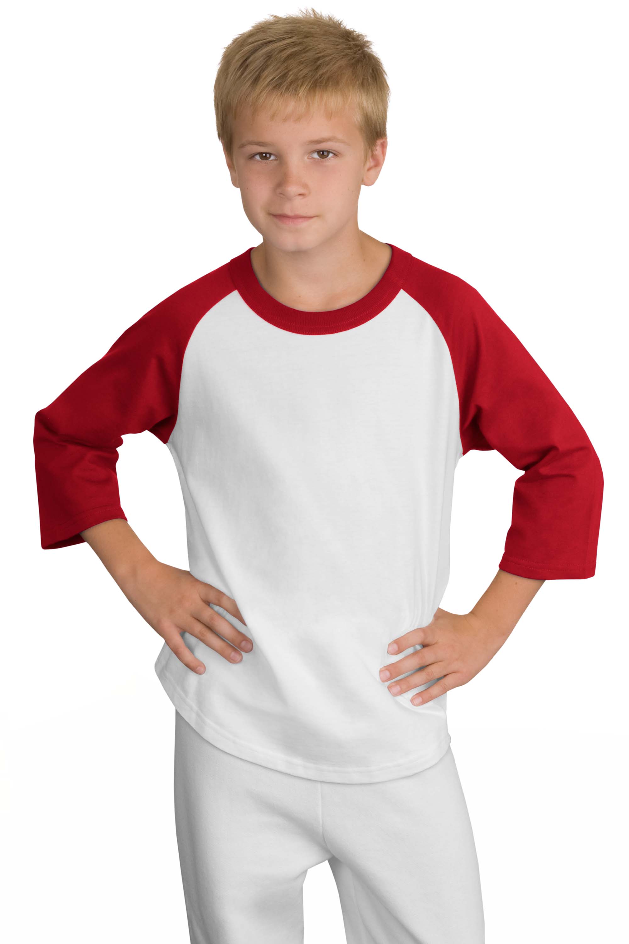 Sport-Tek® Youth Colorblock Raglan Jersey