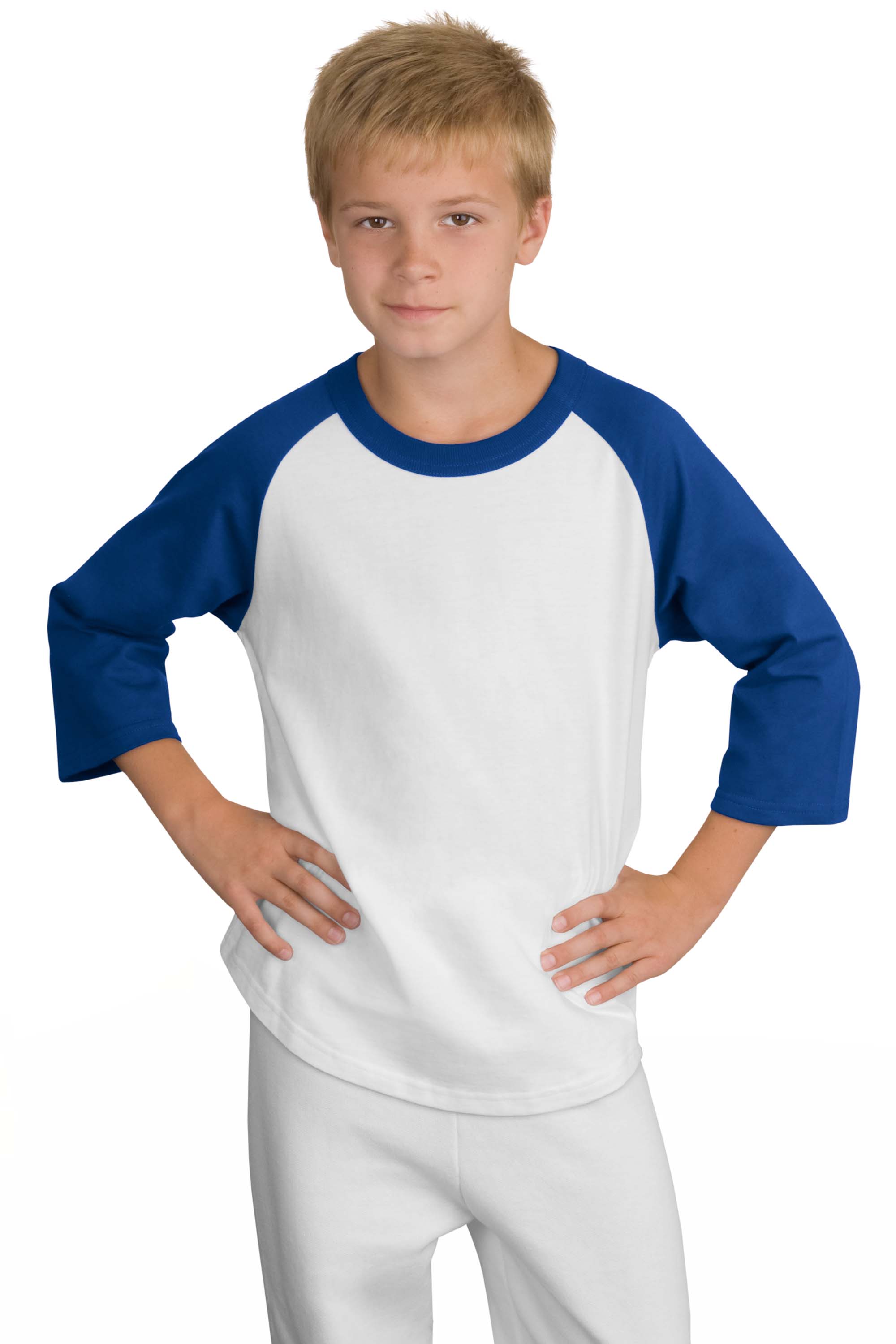 Sport-Tek® Youth Colorblock Raglan Jersey