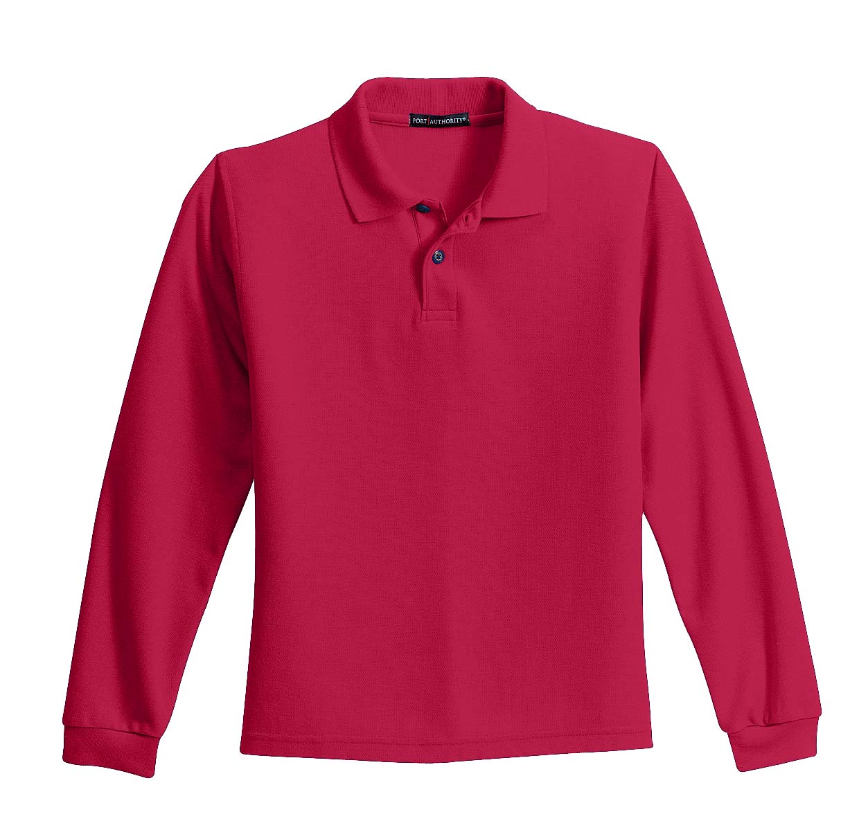 Port Authority® - Youth Long Sleeve Silk Touch™ Polo