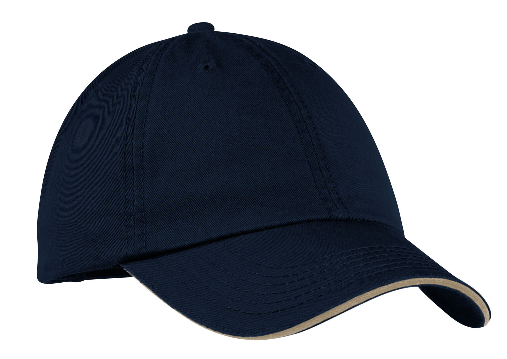 Port & Company® - Washed Twill Sandwich Bill Cap