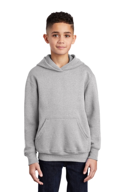 Port & Company® - Youth Core Fleece Pullover Hooded Sweatshirt