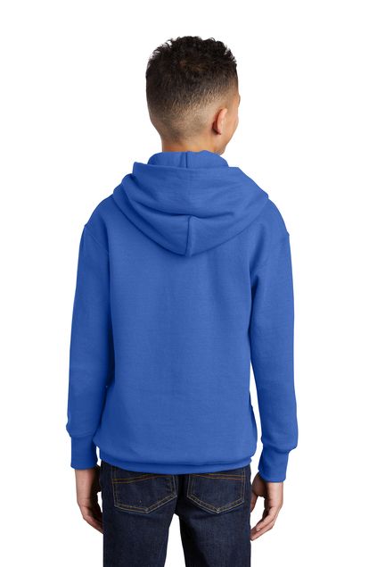 Port & Company® - Youth Core Fleece Pullover Hooded Sweatshirt
