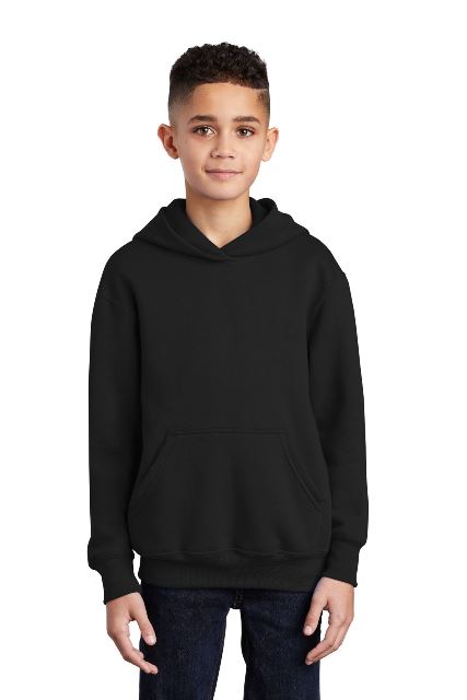Port & Company® - Youth Core Fleece Pullover Hooded Sweatshirt