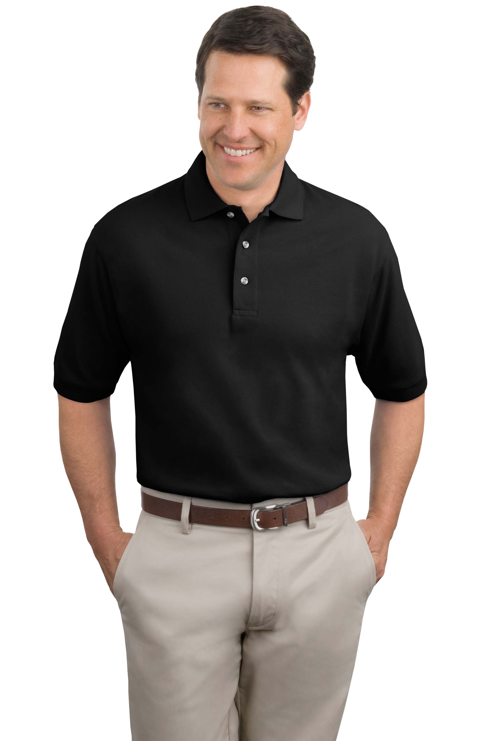 Port Authority® Tall Heavyweight Cotton Pique Polo