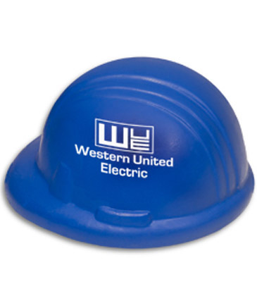 Prime Line Construction Hard Hat Shape Stress Ball