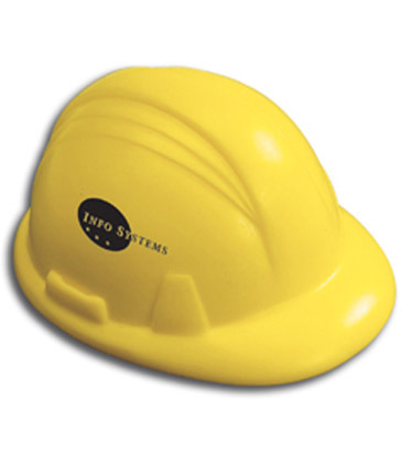 Prime Line Construction Hard Hat Shape Stress Ball
