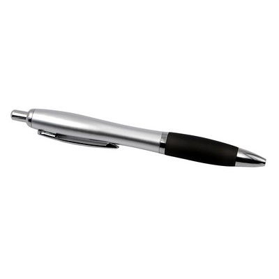Curvaceous Matte Silver Ballpoint