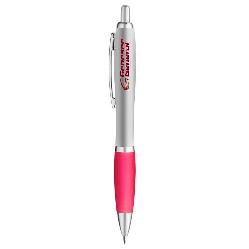 Curvaceous Matte Silver Ballpoint