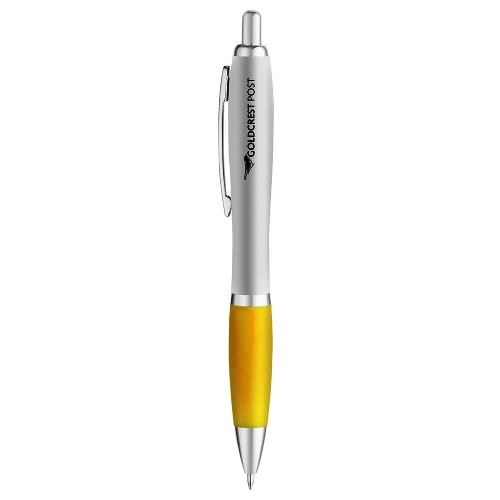 Curvaceous Matte Silver Ballpoint