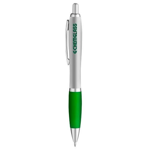 Curvaceous Matte Silver Ballpoint