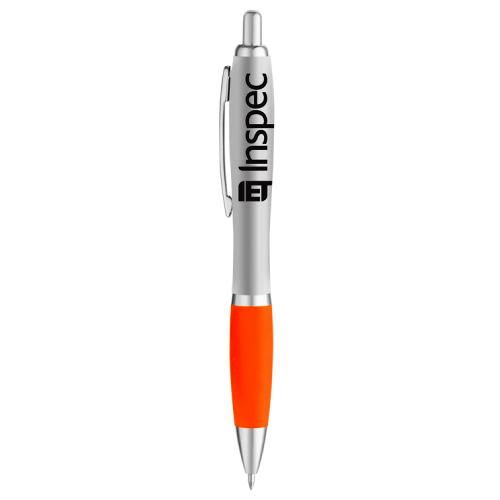 Curvaceous Matte Silver Ballpoint
