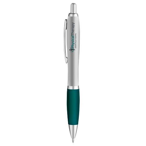 Curvaceous Matte Silver Ballpoint