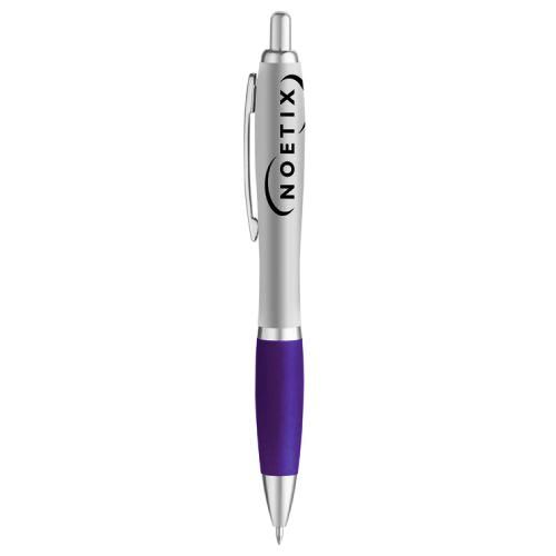 Curvaceous Matte Silver Ballpoint