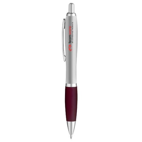 Curvaceous Matte Silver Ballpoint