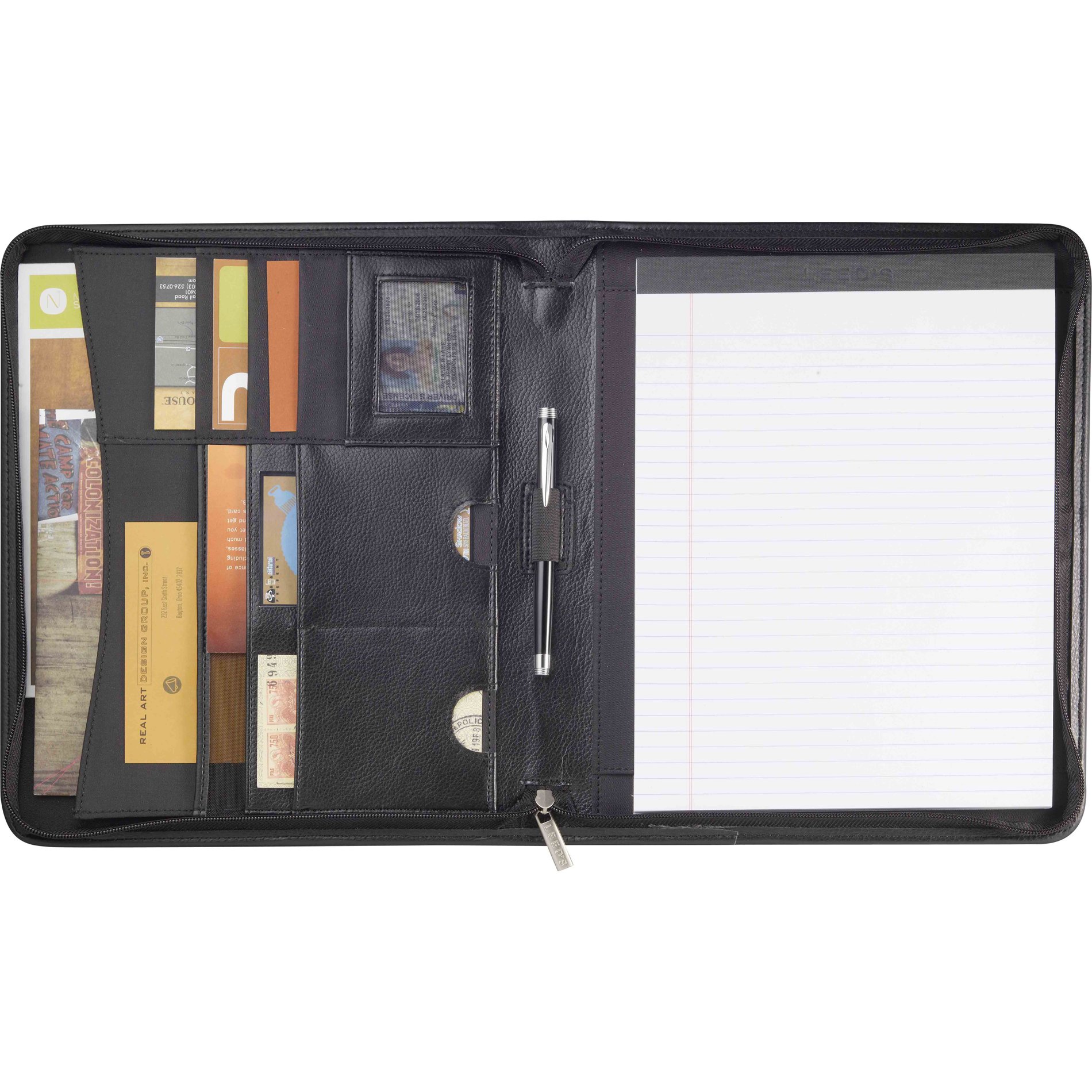 Manhattan Zippered Padfolio