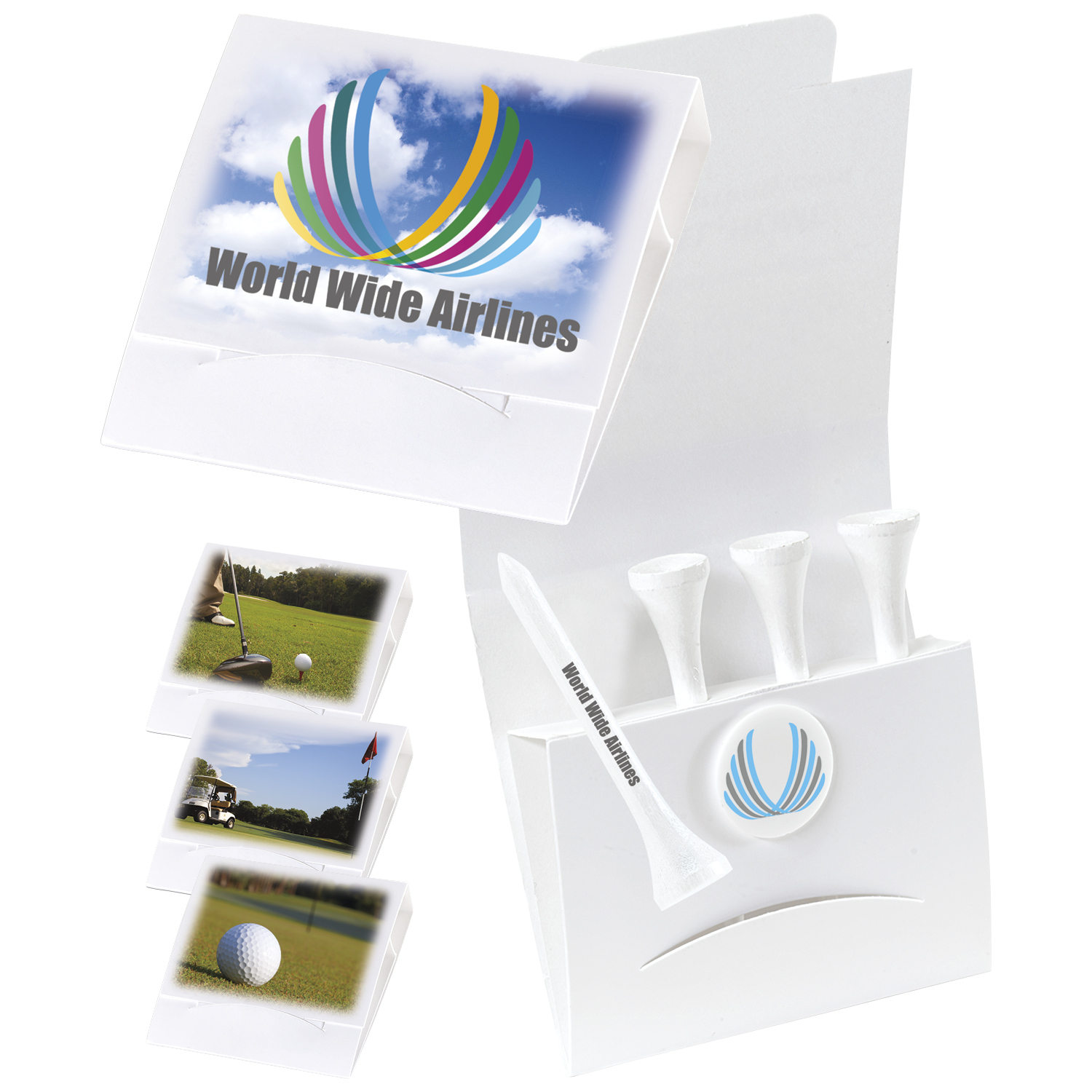4-1 Golf Tee Packet - Value Pak – 2-1/8 tees