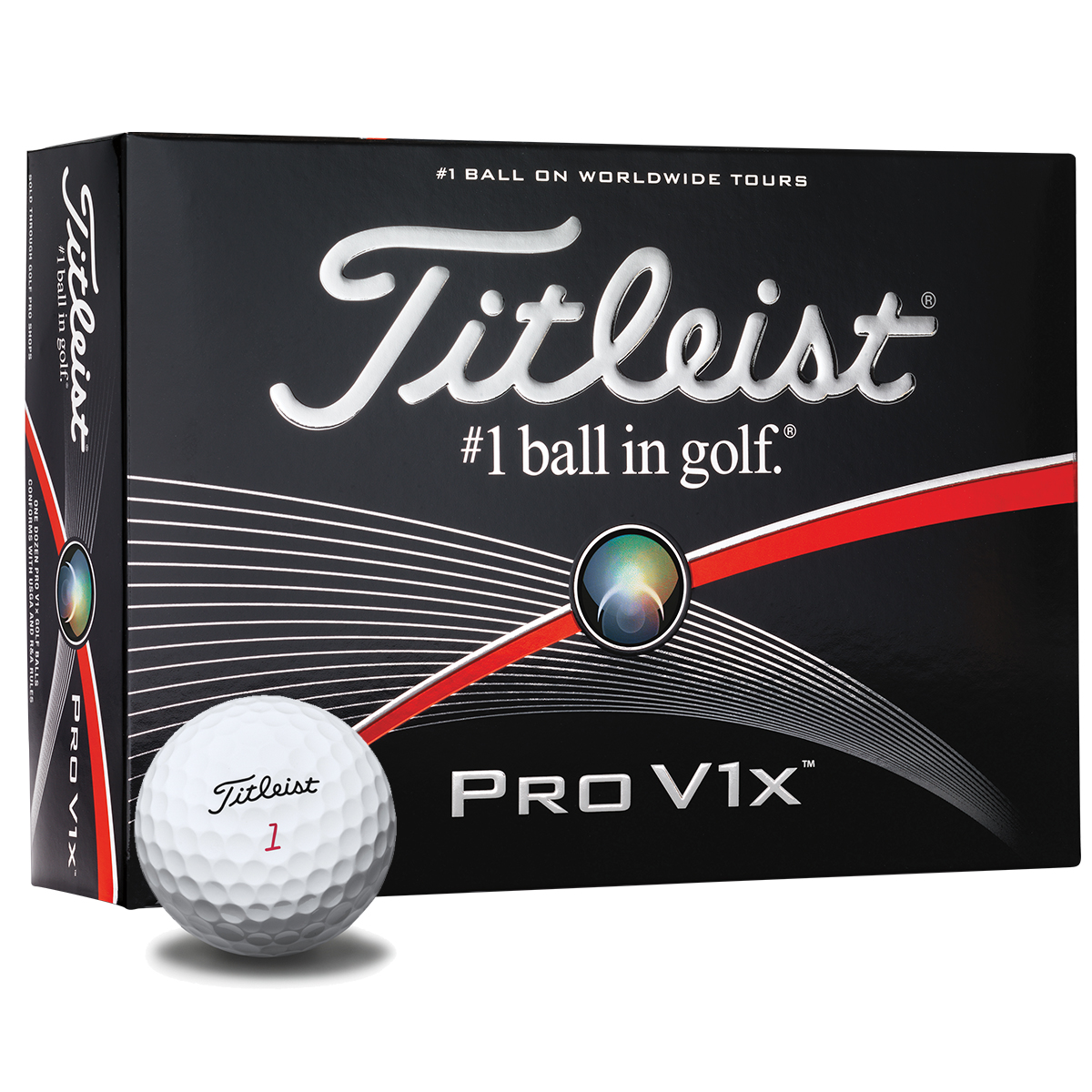 Titleist® Pro V1x® Golf Ball Std Serv