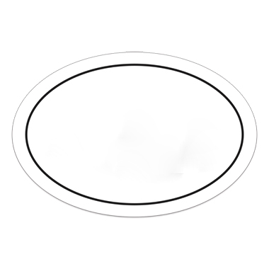 Bumper Sticker Magnet | Oval | 3 7/8