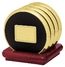 Four Coasters with Solid Cherry Stand
