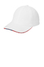 Port Authority® Sandwich Bill Cap with Striped Closure