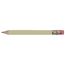 Round Golf Pencil w/Eraser