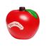 Red Apple Stress Shape With Green Leaves