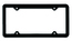Thin Panel License Plate Frames