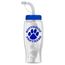 Poly-Pure - 27 oz. Transparent Bottle-Straw Lid