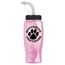 Poly-Pure - 27 oz. Transparent Bottle-Straw Lid