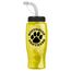 Poly-Pure - 27 oz. Transparent Bottle-Straw Lid