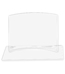 Curved Glass Award on Mirror Base (6