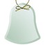 Jade Crystal Bell Ornament