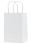 White Kraft Twisted Paper Handle Shopper