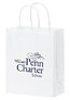 White Kraft Twisted Paper Handle Shopper