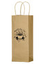 Natural Kraft Paper Wine Tote - 1 Bottle