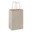 Matte Color Twisted Paper Handle Shopper