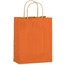 Matte Color Twisted Paper Handle Shopper