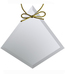 Clear Crystal Diamond Ornament
