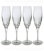 6 Oz. Set of Four Lotus Flutes