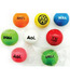Unwrapped Large Imprinted Gumballs