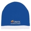 Knit Beanie With Stripe_Embroidered