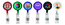 Round Badge Holder W/Alligator Clip, Full Color Digital