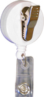 Round Badge Holder W/Alligator Clip, Full Color Digital