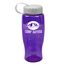 Poly-Pure -27oz. Transparent Bottle -Tethered Lid
