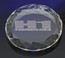Faceted Circle Paperweight