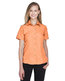 Harriton Ladies' Barbados Textured Camp Shirt