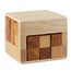 Wooden Sliding Cube Puzzle