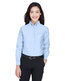 UltraClub Ladies' Classic Wrinkle-Resistant Long-Sleeve Oxford